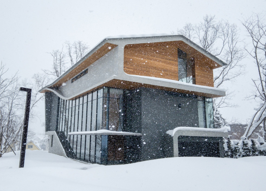 Snow Lodge in Niseko (photo credit: Department of Architecture, HKU)